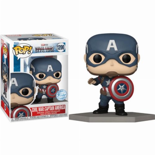 Φιγούρα Funko POP! Marvel: Civil War - Captain America
#1200 (Exclusive)