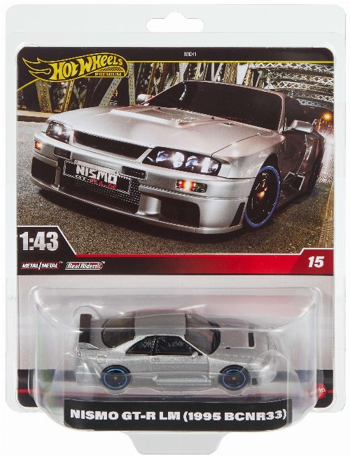 Hot Wheels Premium: Real Riders - Nismo GT-R LM (1995
BCNR33) (HMD41 )