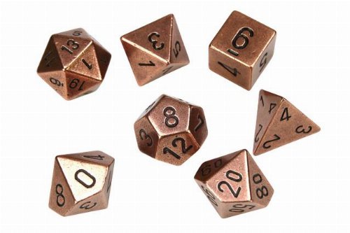Σετ Ζάρια - 7 Dice Set Solid Metal
Copper