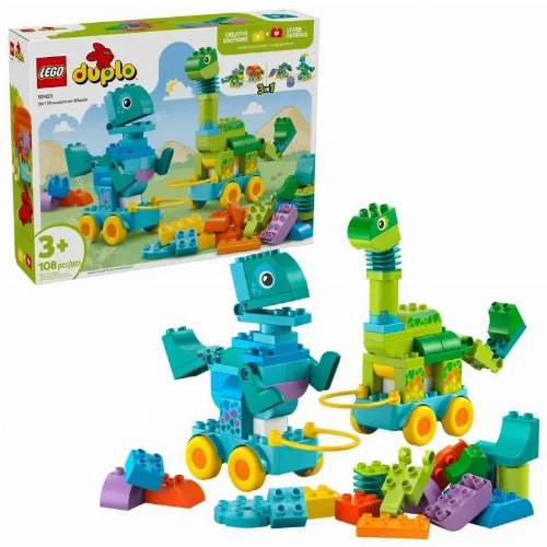 LEGO Duplo - 3in1 Dinosaurs on Wheels
(10451)