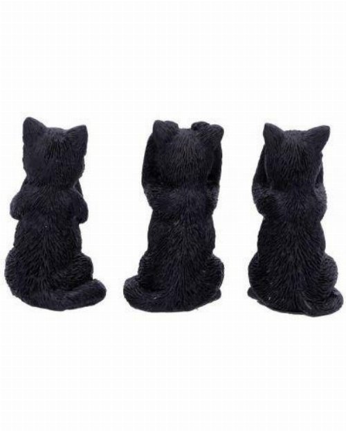 Three Wise Felines - Set of 3 Mini Statues
(11cm)