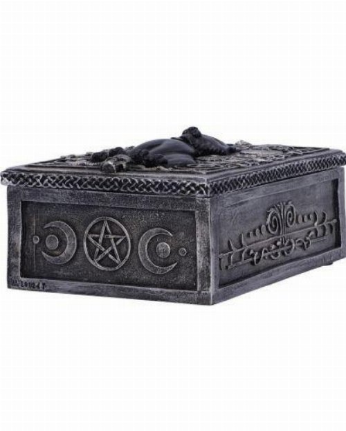 Familiar Spell - Black Cat Sigil Trinket Box
(14cm)