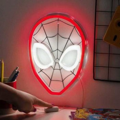 Marvel - Spider-Man Mask Neon Φωτιστικό
Τοίχου