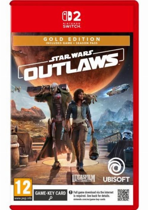 Nintendo Switch Game 2 - Star Wars: Outlaws (Gold
Edition) (GAME-KEY CARD)