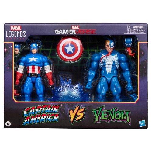 Marvel Legends: Gamerverse - Captain America vs. Venom
2-Pack Φιγούρες Δράσης (15cm)
