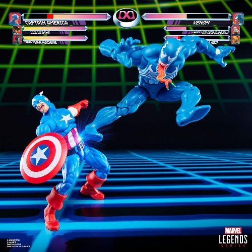 Marvel Legends: Gamerverse - Captain America vs. Venom
2-Pack Φιγούρες Δράσης (15cm)