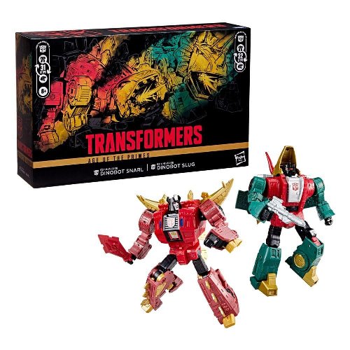 Transformers Age of the Primes: Leader Class - G2
Universe Dinobots Snarl & Slug 2-Pack Φιγούρα Δράσης
(19cm)