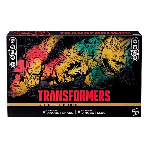 Transformers Age of the Primes: Leader Class -
G2 Universe Dinobots Snarl & Slug 2-Pack Action Figure
(19cm)