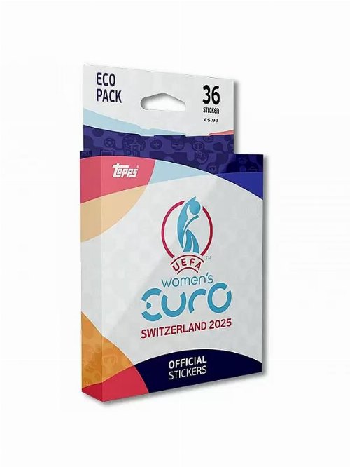 Topps - UEFA Women's Euro 2025 Αυτοκόλλητα Eco Pack
(36 Κάρτες)