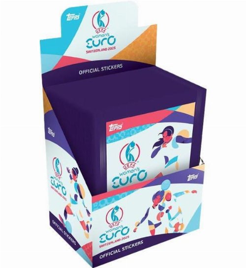 Topps - UEFA Women's Euro 2025 Αυτοκόλλητα Booster
Display (50 Φακελάκια)