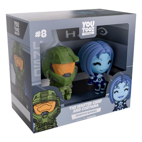 Φιγούρα YouTooz Collectibles: Halo - The Master Chief
& Cortana Monitor Buddiez (12cm)