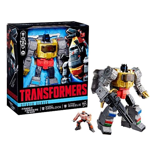 Transformers: The Movie Studio Series Leader
Class - Dinobot Grimlock & Autobot Wheelie Action Figure
(22cm)