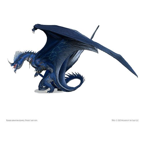 Dungeons & Dragons Icons of the Realms Boxed
prepainted Miniatures - Ancient Blue Dragon