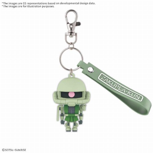 Gundam - ZAKUPLA-KUN 3D Rubber Μπρελόκ