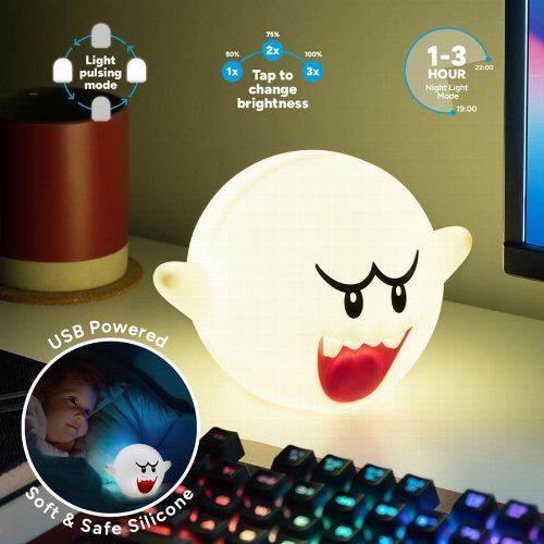 Super Mario - Boo Silicone Φωτιστικό
(15cm)