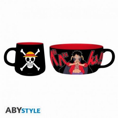 One Piece - Luffy Breakfast Set (Mug +
Bowl)