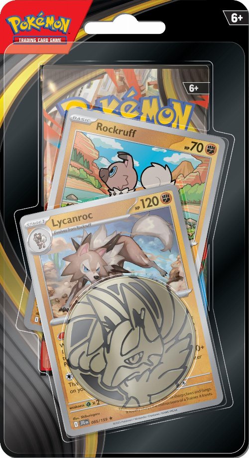 Pokemon TCG Mega Evolution - Lycanroc Checklane
Blister