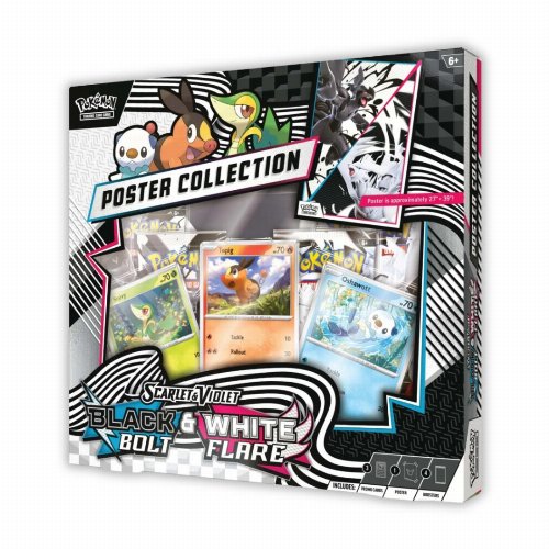 Pokemon TCG Scarlet & Violet Black Bolt &
White Flare - Poster Collection