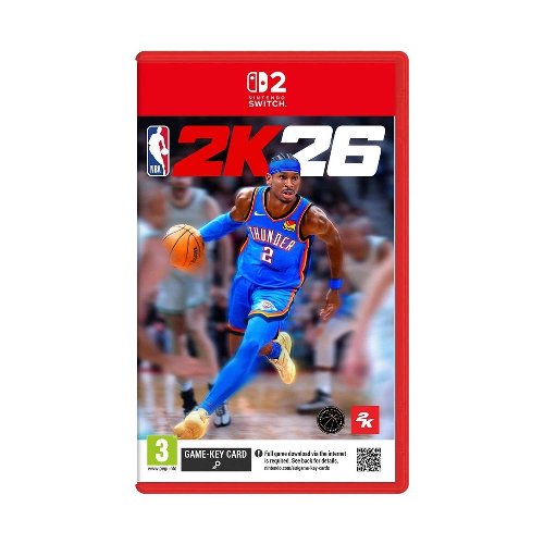 Nintendo Switch Game 2 - NBA 2K26 (Game Key
Card)