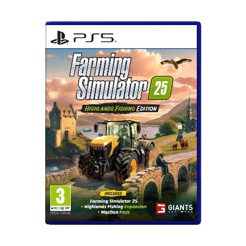 Playstation 5 Game - arming Simulator 25: Highlands
Fishing Edition
