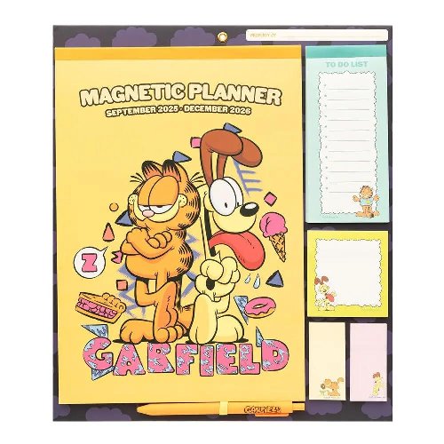 Garfield - 2025/2026 16μηνο Ημερολόγιο/Σημειωματάριο
Τοίχου (30x34cm)