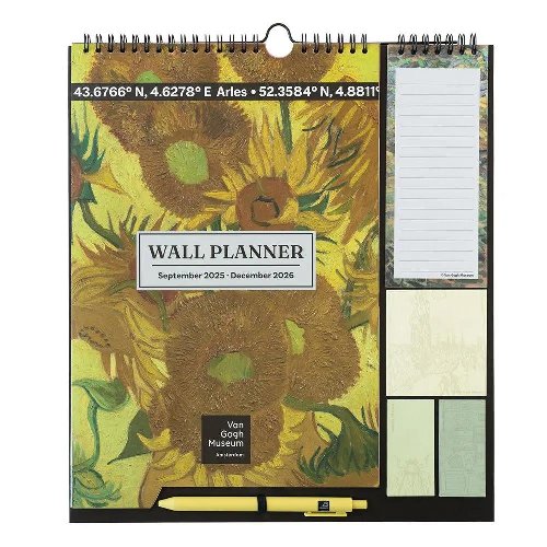 Van Gogh Museum - 2025/2026 16μηνο
Ημερολόγιο/Σημειωματάριο Τοίχου (30x34cm)