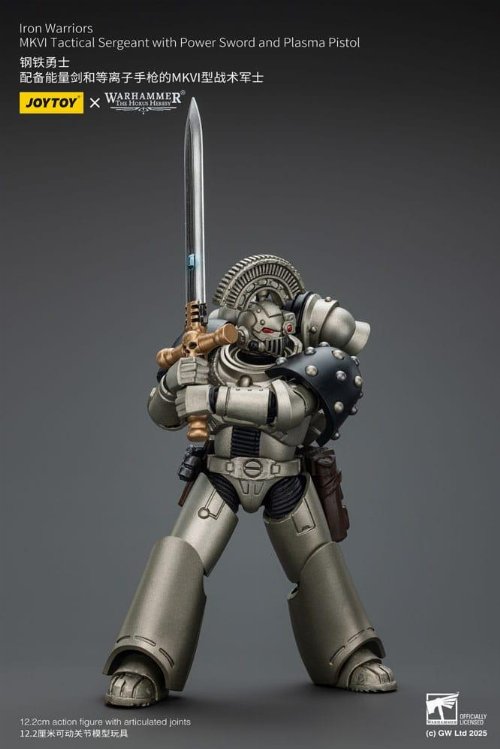 Warhammer The Horus Heresy - lron Warriors MKVI
Tactical Sergeant with Power Sword and Plasma Pistol Φιγούρα Δράσης
(12cm)