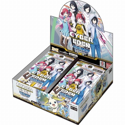 Digimon Card Game - Cyber Eden BT22 Booster Box (24
packs)