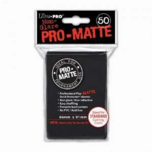 Ultra Pro Card Sleeves Standard Size 50ct -
Pro-Matte Black