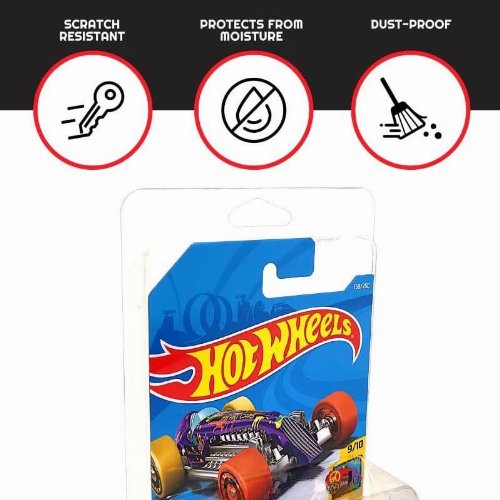 Evoretro - Protector Hot Wheels Long Card Mainline (36-pack)
