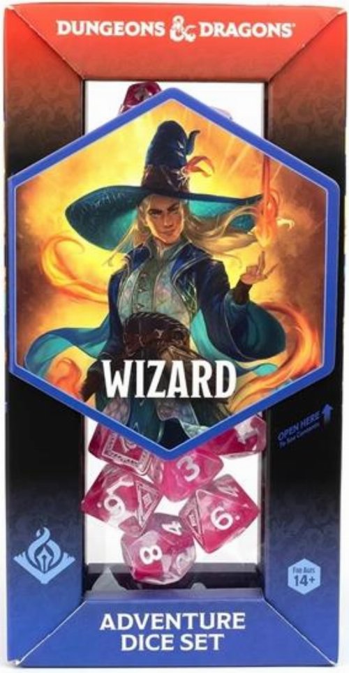 Dungeons & Dragons: Dice Set - Wizard:
Fuchsia