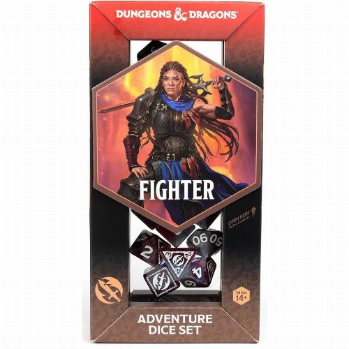 Dungeons & Dragons: Dice Set - Fighter:
Red