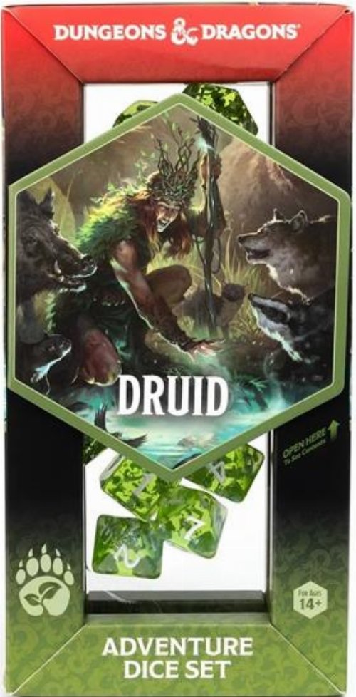 Dungeons & Dragons: Dice Set - Druid:
Green