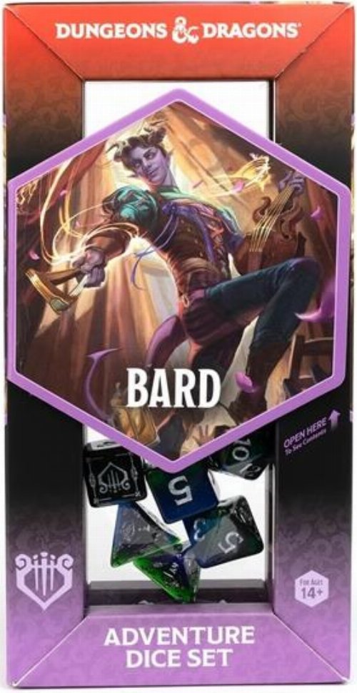 Dungeons & Dragons: Dice Set - Bard:
Blue