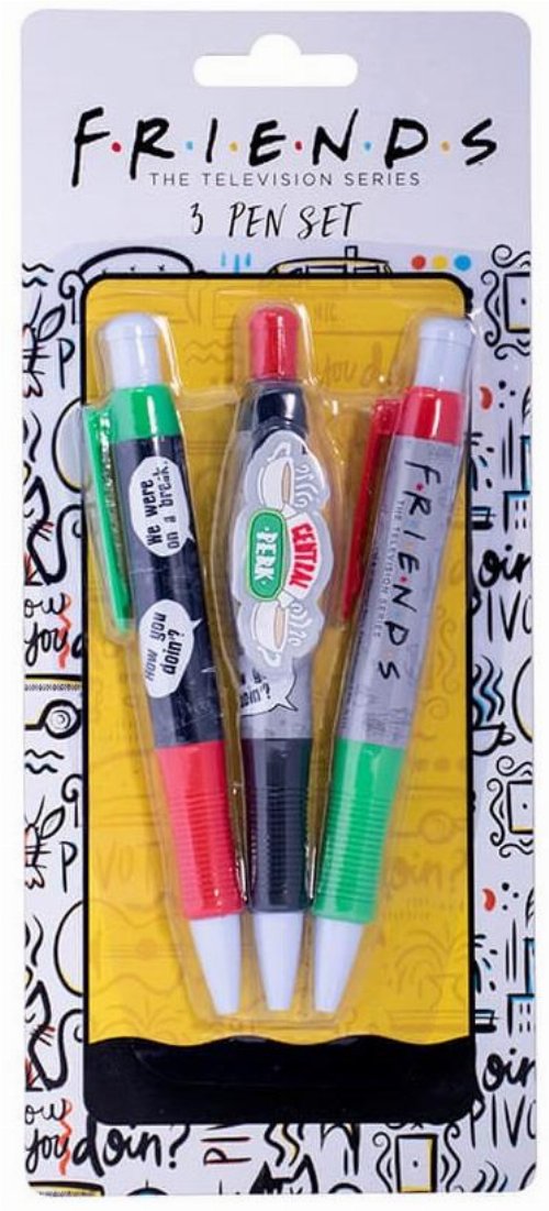 Friends - 3-Pack Gel Pens