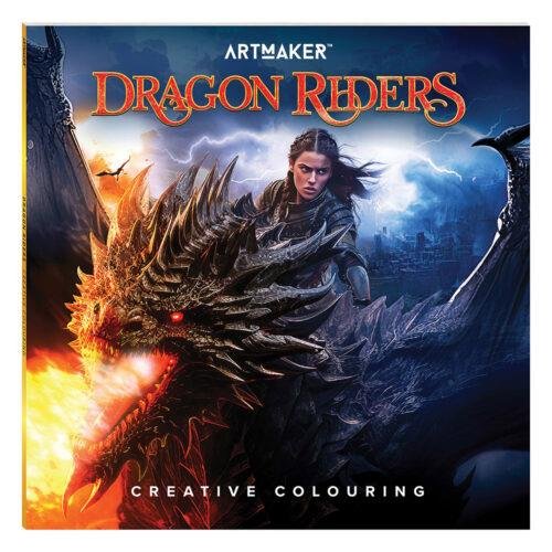 Art Maker Square - Dragon Riders Colouring
Book