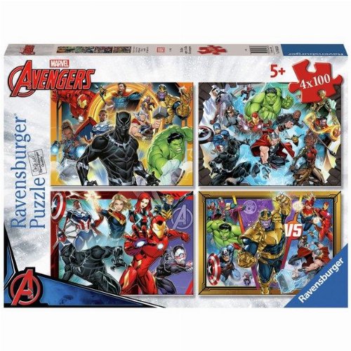 Puzzle 4x100 - Marvel: Avengers
Assemble