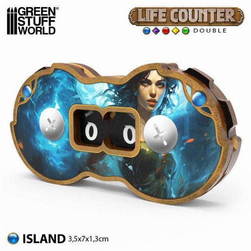 Green Stuff World - Double Life Counters Magic the
Gathering: Island