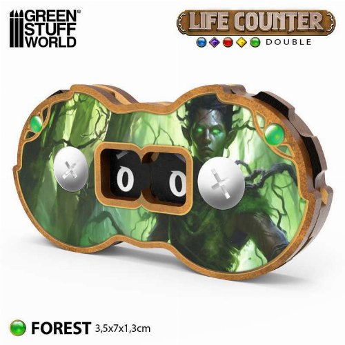 Green Stuff World - Double Life Counters Magic
the Gathering: Forest