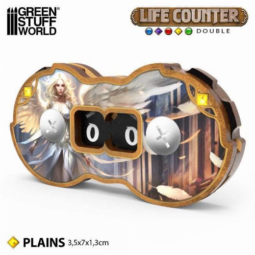 Green Stuff World - Double Life Counters Magic the
Gathering: Plains