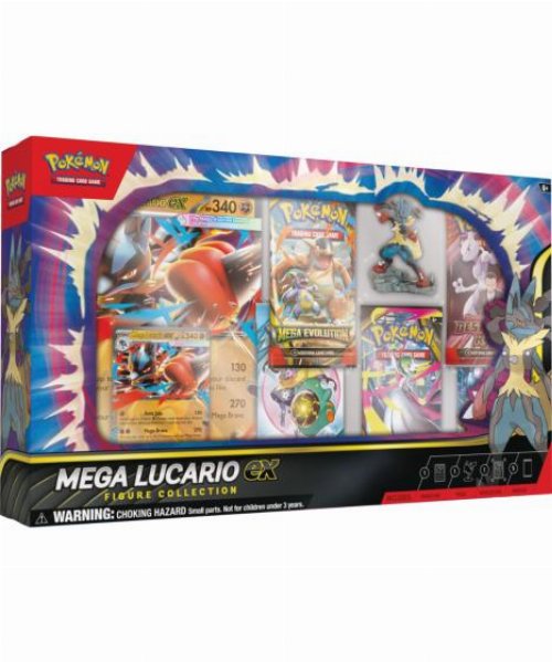 Pokemon TCG Mega Evolution - Mega Lucario Ex Figure
Collection