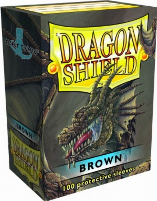 Dragon Shield Sleeves Standard Size - Brown (100
Sleeves)