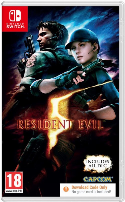 NSW Game - Resident Evil 5 (Code in a
Box)