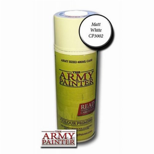 The Army Painter - Base Primer Matt White Undercoat
Χρώμα Μοντελισμού (400ml)
