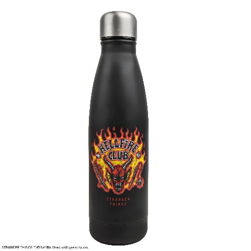 Stranger Things - Hellfire Lives Metal Water
Bottle (500ml)