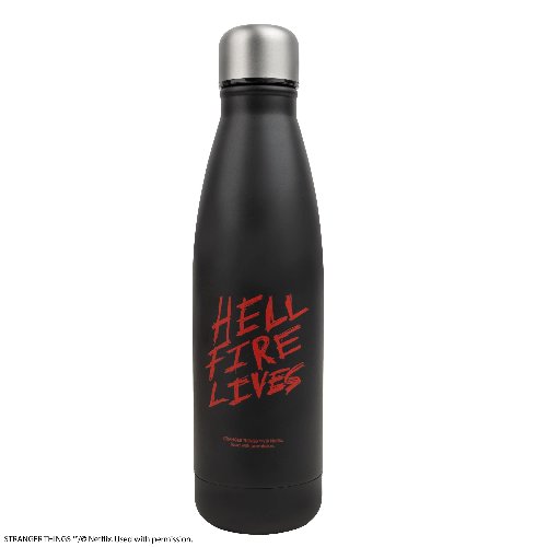 Stranger Things - Hellfire Lives Metal Water
Bottle (500ml)
