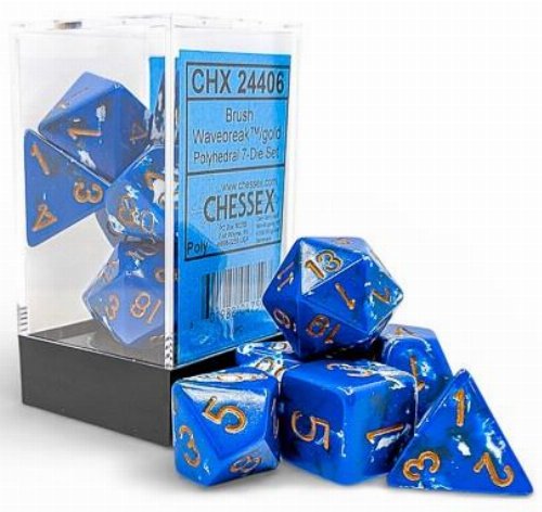 &Sigma;&epsilon;&tau; &Zeta;ά&rho;&iota;&alpha; - 7 Polyhedral Dice Set Brush
Wavebreak