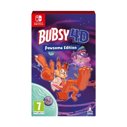 NSW Game - Bubsy 4D - Pawsome
Edition