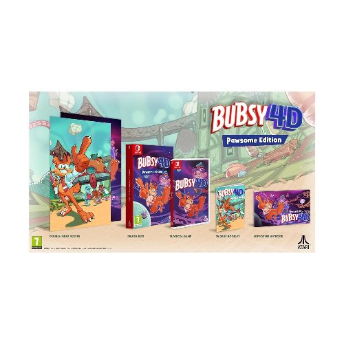 NSW Game - Bubsy 4D - Pawsome
Edition