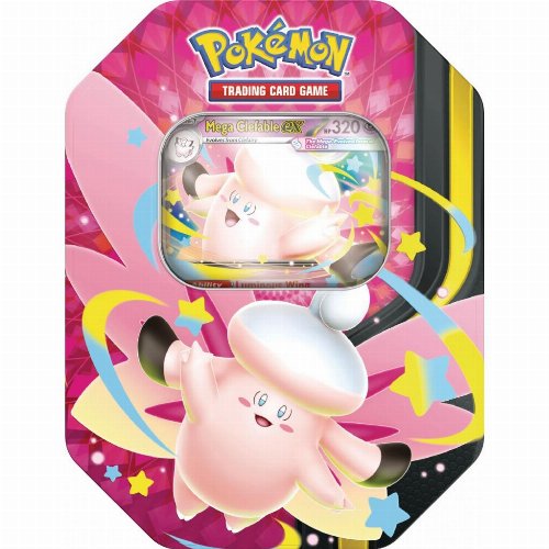 Pokemon TCG - Mega Evolution: Mega Moonlit -
Mega Clefable Tin